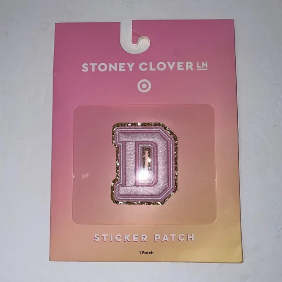 NWT Stoney Clover Lane X Target Sticker Patch Letter “D” - Picture 3 of 4